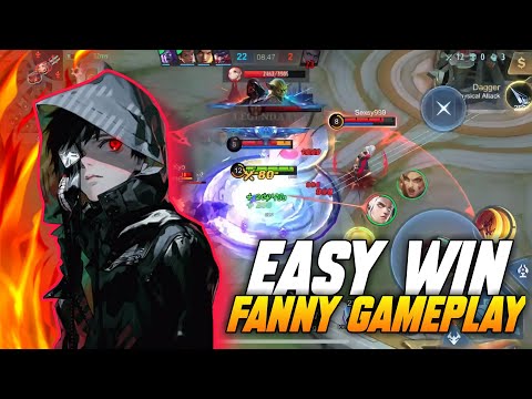 AGGRESSIVE INVADE ENEMY JUNGLE !! FANNY GAMEPLAY By ZaneKun - Mobile Legends