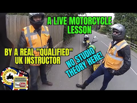 Live lesson (Motorcycle riding tips tips from a qualified UK instructor)