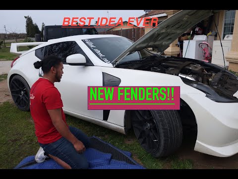 How To Install Fenders on 370z