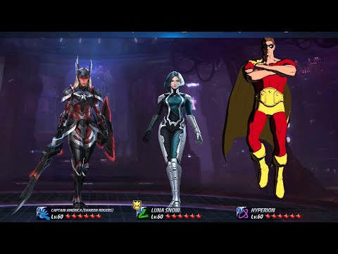 Building Hyperion, Luna Snow and Sharon Rogers with New Uniforms - Marvel Future Fight