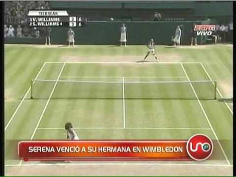 Serena venció a su hermana en Wimbledon.