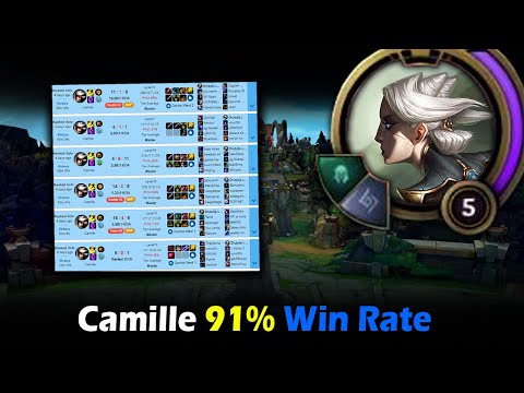 Camille's 91% Win Rate Smurf (77W 8L)