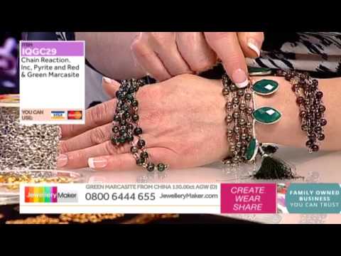 How to Make Beaded Jewellery: JewelleryMaker LIVE 2/01/2015