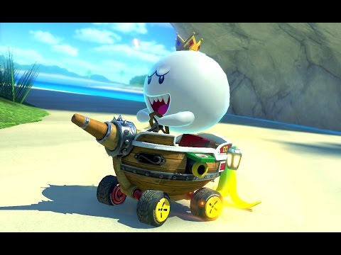 Mario Kart 8 Deluxe - 200cc Shell Cup (King Boo Gameplay - New Character)