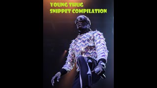 Young Thug - &quot;Punk&quot; Unreleased Snippets Compilation (Upcoming Young Thug Album)