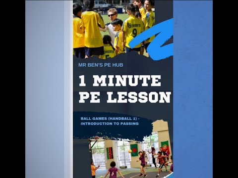 Ball skills - Introduction to Passing (Primary Handball 1)
