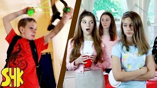 Noah&#39;s Perfect Party Battle! Sis vs Bro vs Friends | SuperHeroKids