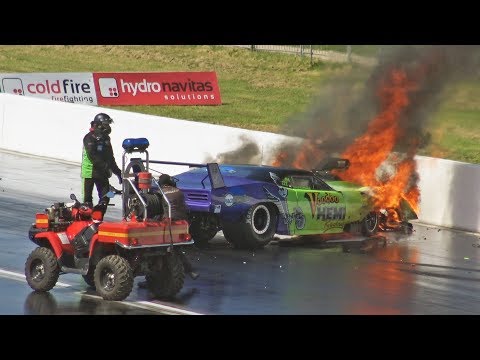 VooDoo Hemi Racing Pro Modified Crash - Doorslammers 2018