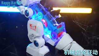 Walking Dinosaur Toy with Lights & Moving Gears | Multi-Joint Action