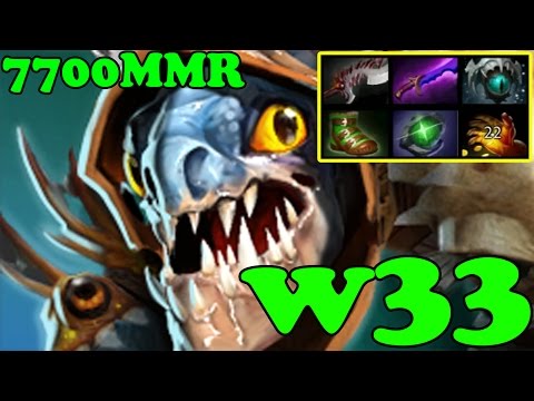 Dota 2 - w33 7700 MMR Plays Slark vol 5 - Ranked Match Gameplay
