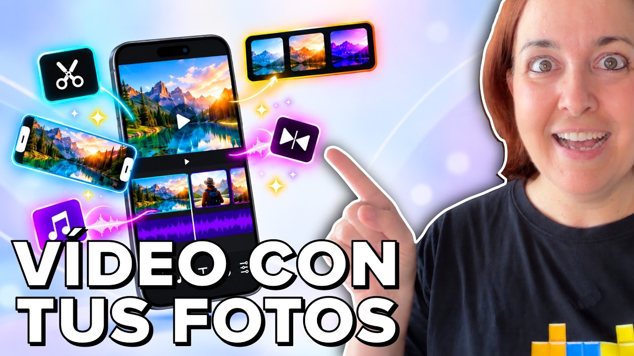 CREA un VÍDEO con FOTOS y MÚSICA de fondo (¡MUY FÁCIL!)