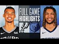 San Antonio Spurs vs. Memphis Grizzlies Full Game Highlights | April 9, 2024 NBA Season