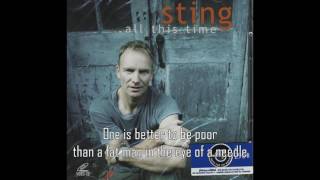 Sting - All This Time (Lyrics)
