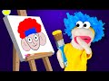 Draw Me with Puppets! | D Billions Kids Songs