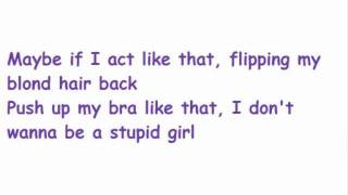 Pink-Stupid Girls(lyrics) UNCENSORED