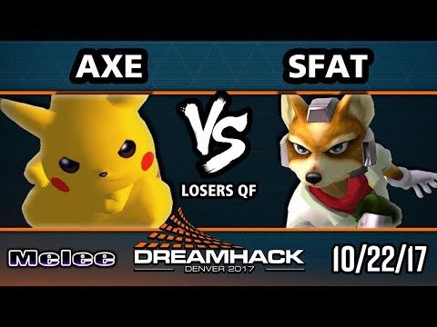 DHDEN17 Melee - Tempo | Axe (Pikachu) Vs. CLG.SFAT (Fox) - SSBM Singles LQF