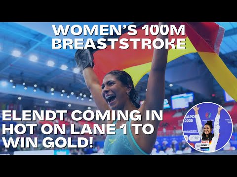 Elendt Charges Lane 1: Sprint to Gold in Women’s 100m Breaststroke 🇩🇪🔥