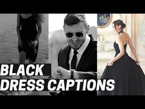 Black Outfit Captions | Black Dress Captions For Instagram | Black Caption | Black Instagram Caption
