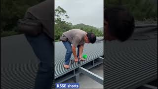 This Roofing System Solves the Biggest Water Problem 🤯🏠 #Construction #Engineering