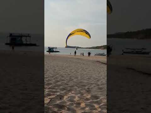 decolagem paramotor - Alter do Chão/Pará