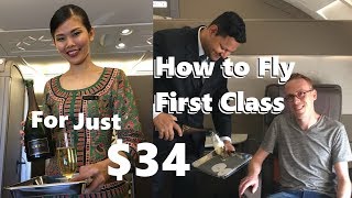 How to fly First Class for free (almost) - Singapore Airlines First Class Suites to Shanghai