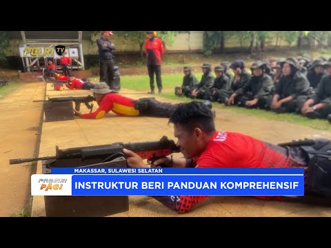 SATUAN PENDIDIKAN SEKOLAH POLISI NEGARA POLDA SULAWESI SELATAN GELAR PELATIHAN MENEMBAK