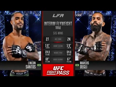 Marcos Degli vs Lincon Santos full fight