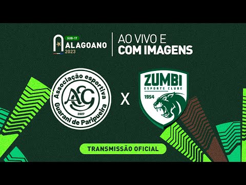 Guarani de Paripueira x Zumbi - 1ª FASE - ALAGOANO SUB 17