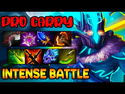 INTENSE BATTLE PRO CARRY [ Juggernaut ] CRAZY OMNISLASH - DOTA 2 GAMEPLAY