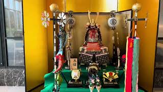 ホテル阪急レスパイア大阪に五月人形を4月1日から5月末まで展示いたします。