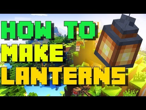 How to Make Lanterns in Minecraft 2019 - YouTube