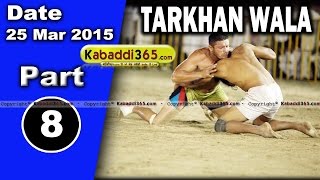 Tarkhan Wala (muktsar) Kabaddi Tournament 25 Mar 2015  Part 1 by Kabaddi365.com