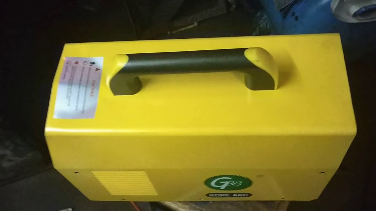 Watch video GB welding machine open box Now GB welding machine open box