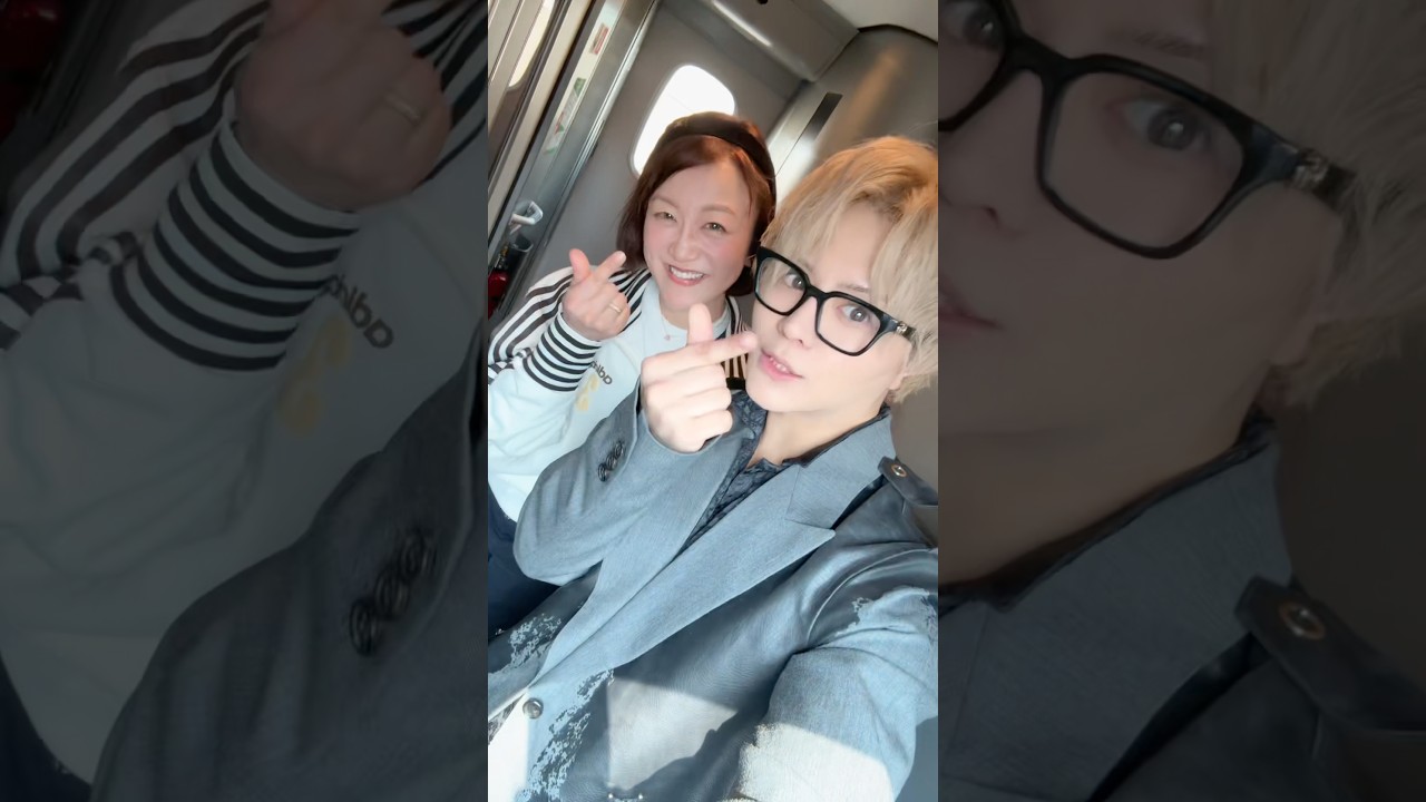 昨日の新幹線ですれ違った張本人と😂 #shorts