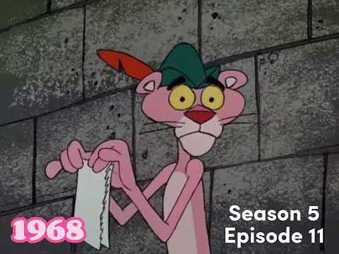 1 Second Of Every Single Pink Panther (Season 1-12) (1964-1980)