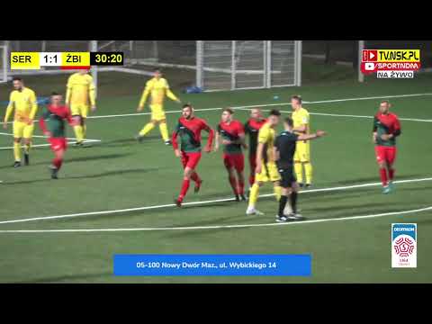 tv.nsk.pl [1:2 Mikołaj Adamski 31] KS Sokół Serock - MLKS Żbik Nasielsk 2:3 (1:3) 2023-04-07 g.19:30