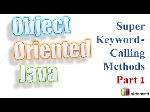 50 Java Super Keyword Calling Superclass Methods Part 1 |