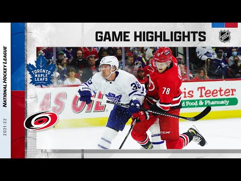 Maple Leafs @ Hurricanes 10/25/21 | NHL Highlights
