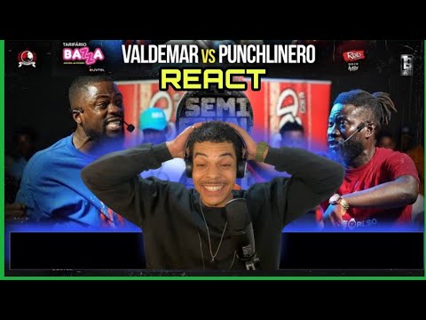 Brasileiro Reage a #RRPL Apresenta Valdemar VS Punchlinero (SEMI FINAL) #T9 Ep 30