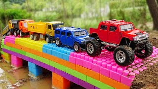 Build Bridge Blocks Toys Construction vehicles for Kids