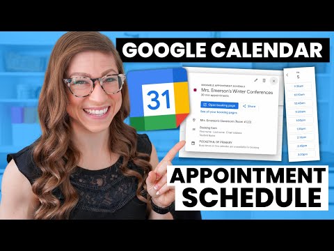 How to Create an Appointment Schedule in Google Calendar | Tutorial for Teachers