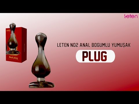 Leten No2 Anal Boğumlu Yumuşak Plug