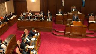 7月22日【びわ湖放送ニュース】三日月知事　滋賀県議会で所信表明「謙虚に県民と歩み、身近な知事でありたい」