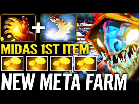 🔥 SLARK WTF Midas 1st Item - 100% New Meta Fast Farm Top MMR Carry Dota 2 Pro Guide by Daxak