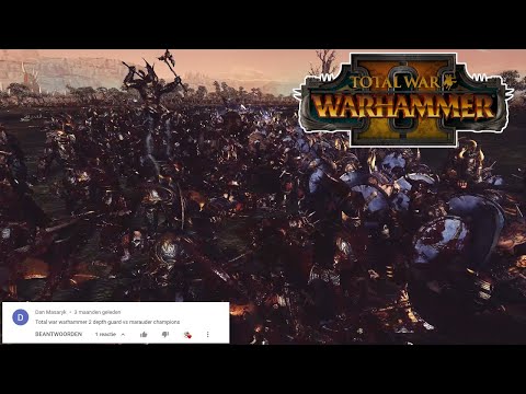 Depth Guard VS Marauder Champions | Total War: Warhammer 2