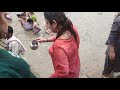 Having Bath In River Ganga At Haridwar