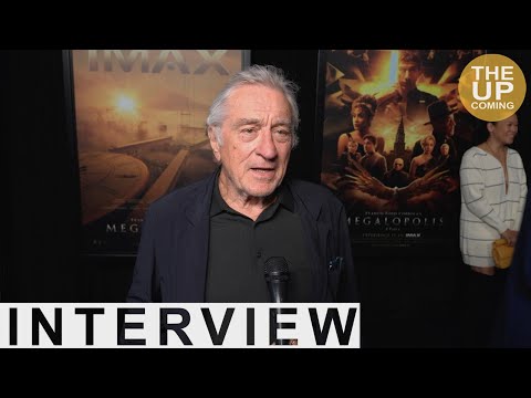 Robert De Niro interview Megalopolis, Francis Ford Coppola at New York premiere
