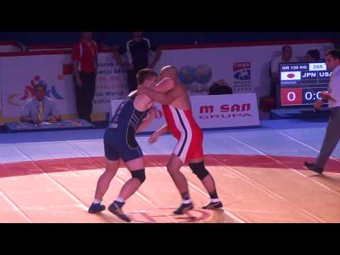 JR WORLD GR- 120kg bronze - Coon (USA) pin Sonoda (JPN)