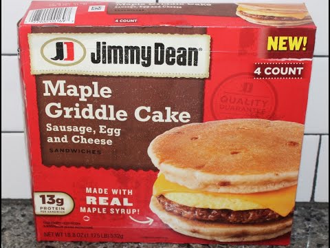 Jimmy Dean Maple Griddle Cake Sausage, Egg & Cheese Sandwiches Review