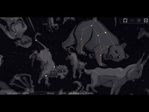 Virtual Planetarium: The Sky Tonight 4/23